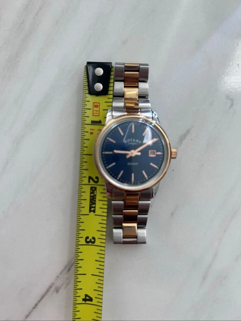 Rotary LB02737-05 Ladies Timepieces Avenger Two Tone Rose Watch retail $500